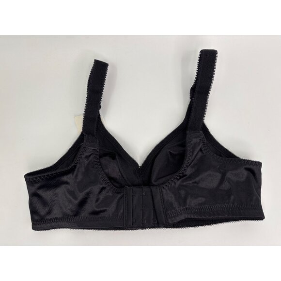Bali Classic Support Wirefree Cool Comfort Bra 3820 Black 36C NEW - Picture 4 of 5